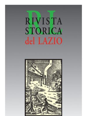 cover image of Rivista Storica del Lazio n. 18/2003